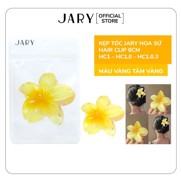 KẸP TÓC HOA SỨ NHỰA JARY HAIR CLIP - HC1 - HC1.0