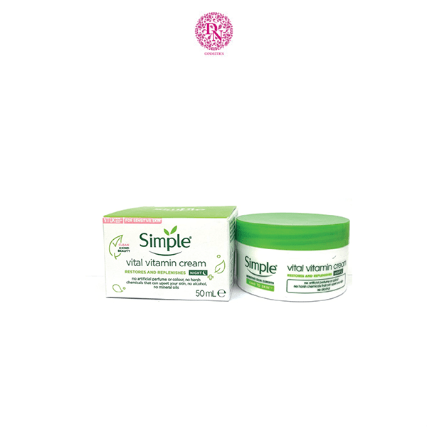 KEM DƯỠNG SIMPLE VITAL VITAMIN CREAM NIGHT 50ML - BAN ĐÊM