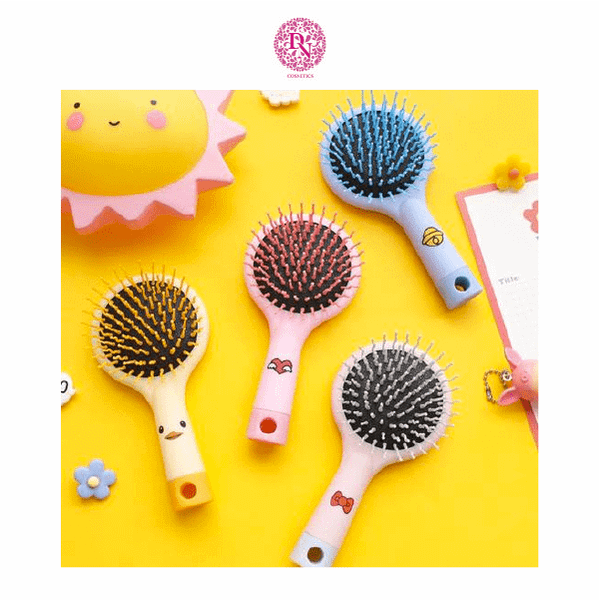 LƯỢC NHỰA CHẢI TÓC MASAGE VÀ SOI GƯƠNG 2IN1