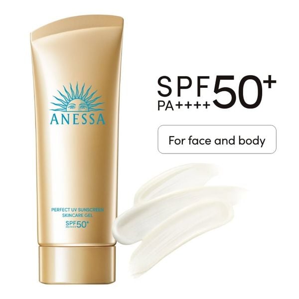 GEL CHỐNG NẮNG BẢO VỆ HOÀN HẢO ANESSA SPF50 90G - DẠNG TUÝP MỀM MÀU VÀNG