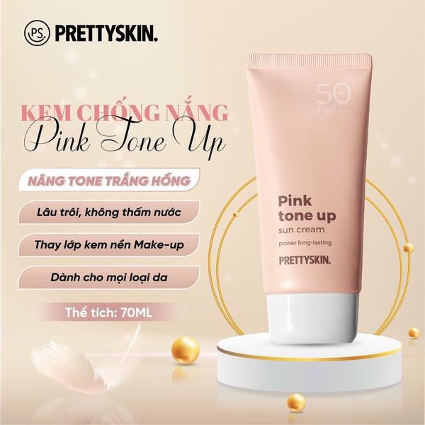 KEM CHỐNG NẮNG PRETTY SKIN SUN CREAM 70ML [MUA 1 KEM CHỐNG NẮNG TẶNG 1 MẶT NẠ OHESI 25K]