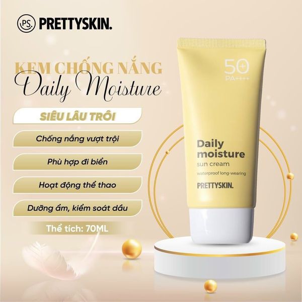 KEM CHỐNG NẮNG PRETTY SKIN SUN CREAM 70ML [MUA 1 KEM CHỐNG NẮNG TẶNG 1 MẶT NẠ OHESI 25K]