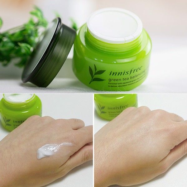 KEM DƯỠNG TRÀ XANH INNISFREE GREEN TEA BALANCING CREAM EX 50ML