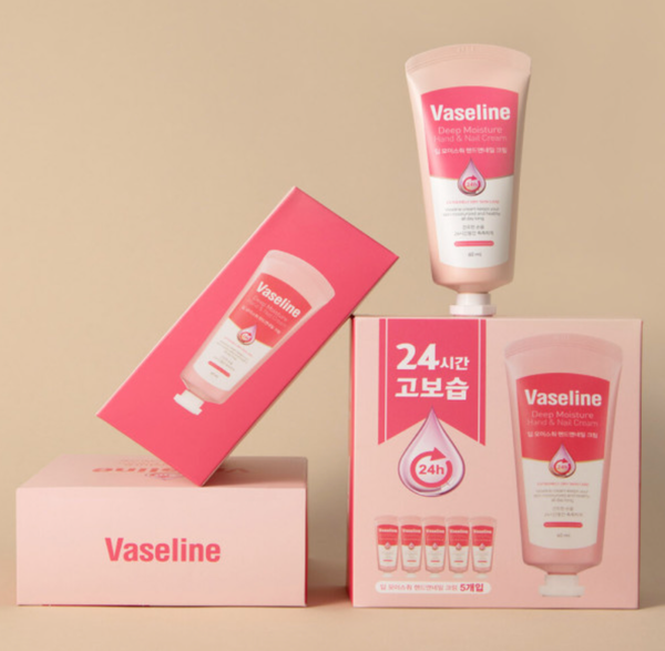 KEM DƯỠNG DA TAY & MÓNG VASELINE 24H DEEP MOISTURE HAND & NAIL CREAM 60ML