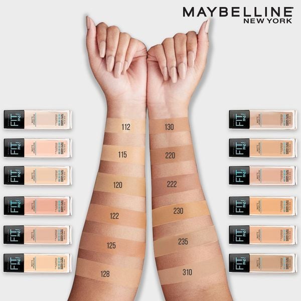 KEM NỀN MAYBELLINE FITME MATTE PORELESS FOUNDATION SPF 22