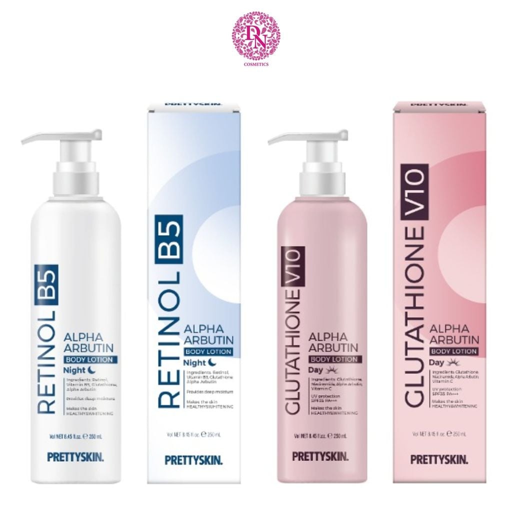 KEM DƯỠNG TRẮNG DA BODY PRETTY SKIN RETINOL BODY LOTION 250ML