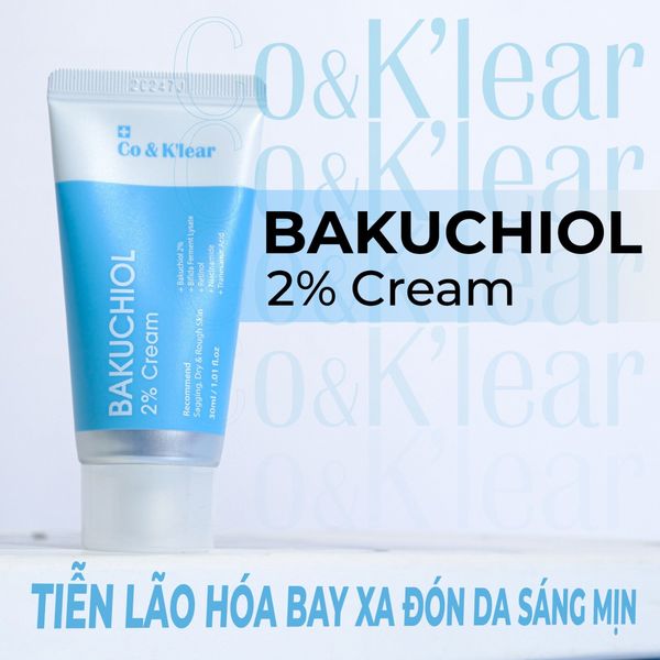 KEM CO & KLEAR BAKUCHIOL 2% CREAM 30ML