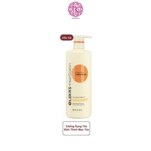 DẦU GỘI XẢ OLEXRS HAIRSALON PURE 100% ARGAN OIL COLLAGEN COMPLEX - MẪU CŨ