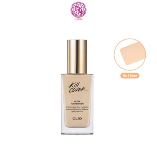 KEM NỀN CLIO KILL COVER GLOW FOUNDATION SPF 50+ PA++++ 38G