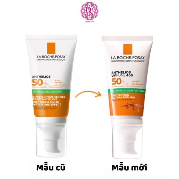 KEM CHỐNG NẮNG LA ROCHE-POSAY ANTHELIOS ANTI-IMPRECTIONS CORRECTIVE GEL CREAM SPF50 PA+++ 50ML DẠNG TUÝP VẠCH VÀNG