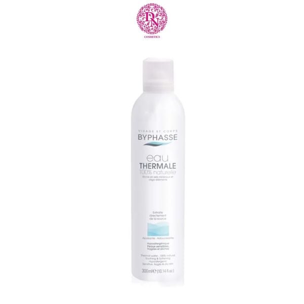 XỊT KHOÁNG BYPHASSE EAU THERMALE 100% CẢM ỨNG TỰ NHIÊN 300ML ( TẶNG 1 MÚT RỬA MẶT BỌT BIỂN JARY)