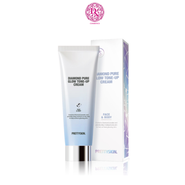 KEM DƯỠNG KIM CƯƠNG TRẮNG DA NÂNG TONE MẶT VÀ BODY PRETTY SKIN DIAMOND PURE GLOW TONE UP CREAM 100ML