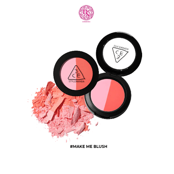 PHẤN MÁ 3CE DUO COLOR FACE BLUSH 5g 2 NGĂN