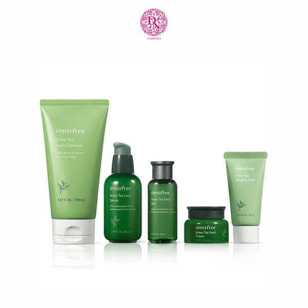 BỘ DƯỠNG DA MINI SIXE HYDRATION SKIN CARE SET WITH GREEN TEA INNISFREE