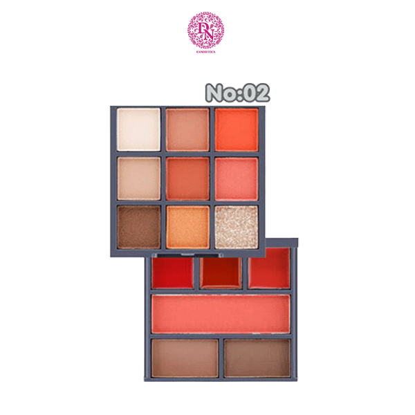 BỘ KIT MAKE UP MẮT, MÁ VÀ TẠO KHỐI ODBO OD1037