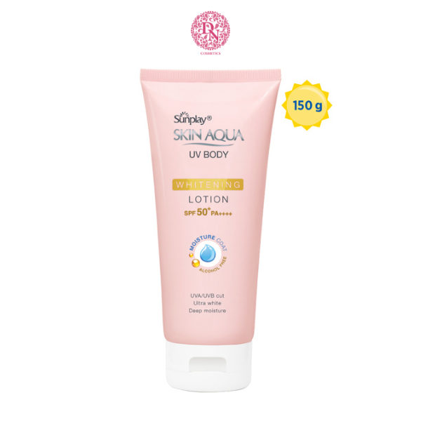LOTION CHỐNG NẮNG DƯỠNG THỂ TRẮNG MỊN SKINAQUA UV BODY WHITENING LOTION SPF50+PA++++ 150G