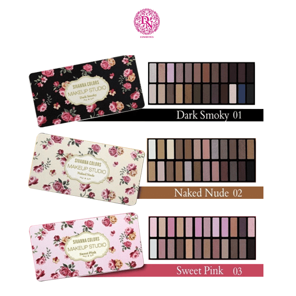 BẢNG PHẤN MẮT MAKUP STUDIO SIVANNA 24 Ô HF990