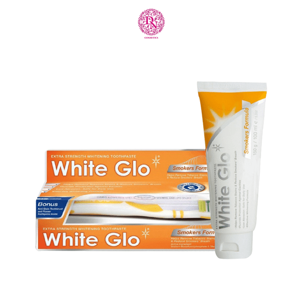 KEM ĐÁNH RĂNG KÈM BÀN CHẢI WHITE GLO 150G