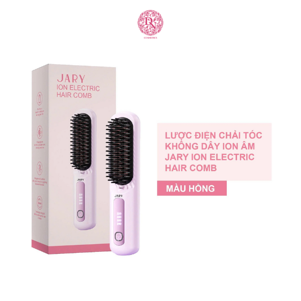 LƯỢC ĐIỆN CHẢI TÓC KHÔNG DÂY ION ÂM JARY ION ELECTRIC HAIR COMB
