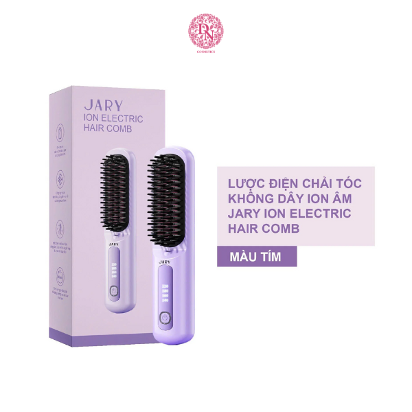 LƯỢC ĐIỆN CHẢI TÓC KHÔNG DÂY ION ÂM JARY ION ELECTRIC HAIR COMB