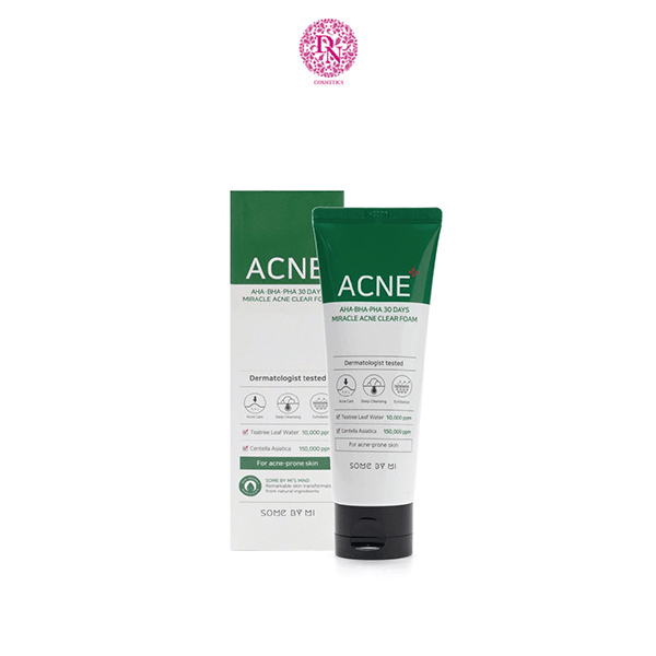 SRM SOME BY MI ACNE AHA-BHA-PHA 30 DAYS MIRACLE ACNE CLEAR FOAM