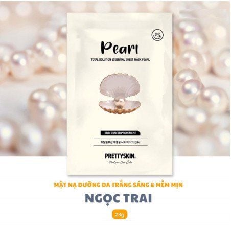 MẶT NẠ GIẤY PRETTY SKIN TOTAL SOLUTION ESSENTIAL SHEET MASK 23G