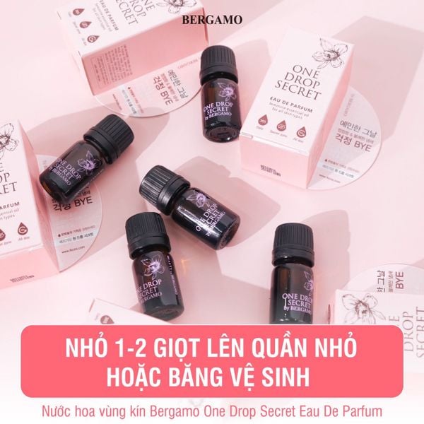 NƯỚC HOA VÙNG KÍN BERGAMO ONE DROP SERECT EAU DE PARFUM 5ML