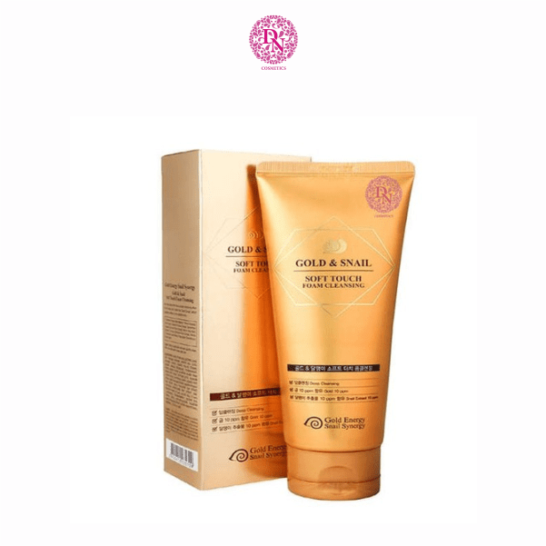 SỮA RỬA MẶT TRẮNG DA GOLD SNAIL SOFT TOUCH FOAM CLEANSING 170G