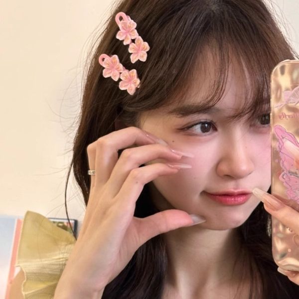 KẸP TÓC HOA ANH ĐÀO JARY HAIR CLIP SET 2 CÁI - HC2 - HC2.5