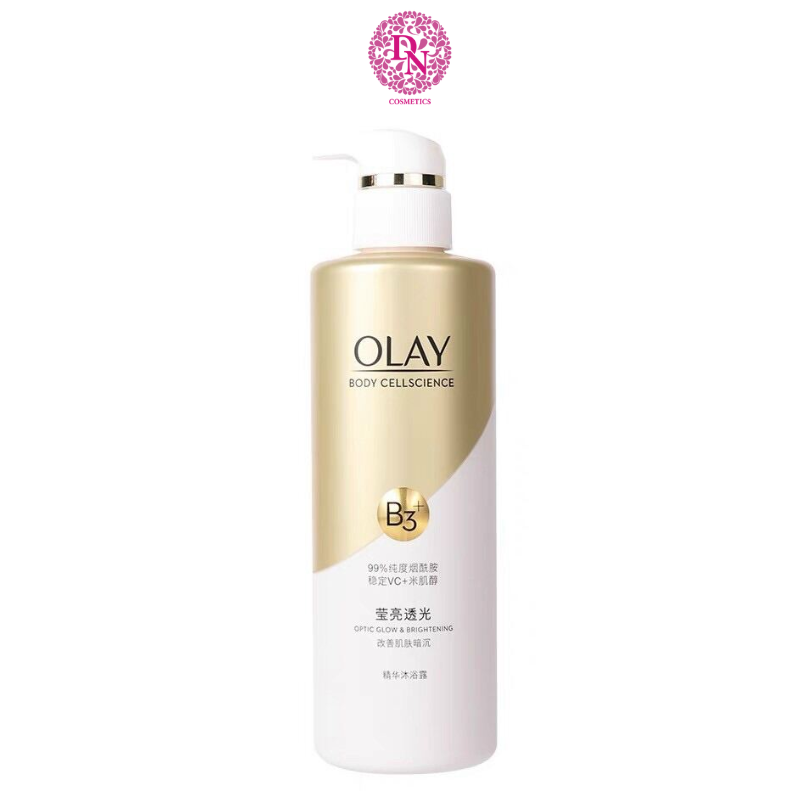 Sữa tắm dưỡng trắng da Vitamin C + B3 Olay Body Cleanser 500ml DN