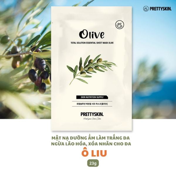 MẶT NẠ GIẤY PRETTY SKIN TOTAL SOLUTION ESSENTIAL SHEET MASK 23G