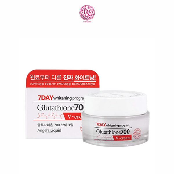 KEM DƯỠNG DA ANGEL'S LIQUID 7DAY WHITENING GLUTATHIONE PROGRAM 700 V-CREAM 50ML