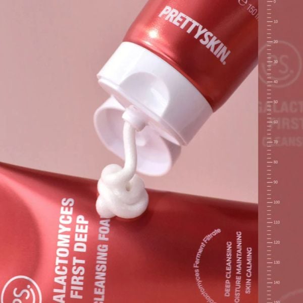 SỮA RỬA MẶT PRETTY SKIN GALACTOMYCES FIRST DEEP CLEANSING FOAM 150ML
