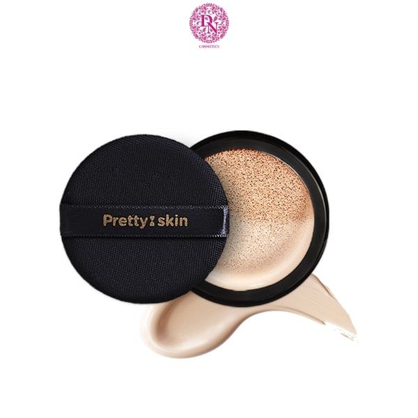 PHẤN NƯỚC PRETTY SKIN DRAMATIC CUSHION SPF50  [MUA 1 PHẤN NƯỚC TẶNG 1 SERUM VITAMIN C QUÝT XANH BERGAMO 10ML]