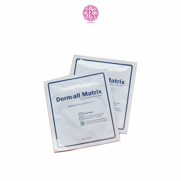 MẶT NẠ TRẮNG DA CHỐNG LÃO HÓA DERM ALL MATRIX FACIAL DERMA -CARE MASK- HỘP 4 MIẾNG