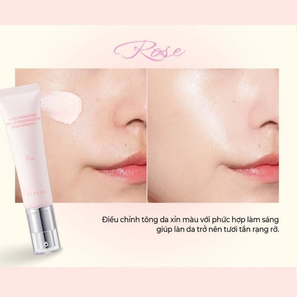 KEM LÓT KLAVUU NÂNG TONE WHITE PEARLSATION IDEAL ACTRESS BACKSTAGE CREAM SPF30 PA++