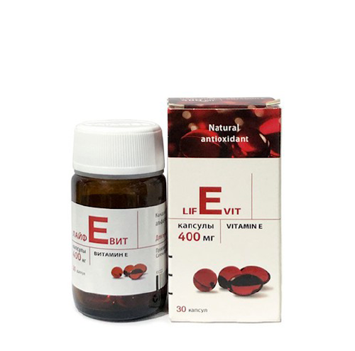 VIÊN UỐNG VITAMIN E NGA LIFEVIT HŨ 30 VIÊN