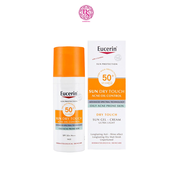 KEM CHỐNG NẮNG EUCERIN CHO DA MỤN SPF 50+ DẠNG GEL 50ML