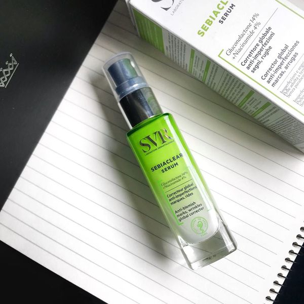 SERUM LÀM GIẢM MỤN, MỜ THÂM, SE KHÍT LỖ CHÂN LÔNG SVR SEBIACLEAR SERUM 30ML