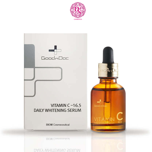 COMBO SERUM DƯỠNG DA GOODNDOC VITAMIN C 30ML + B5 30ML