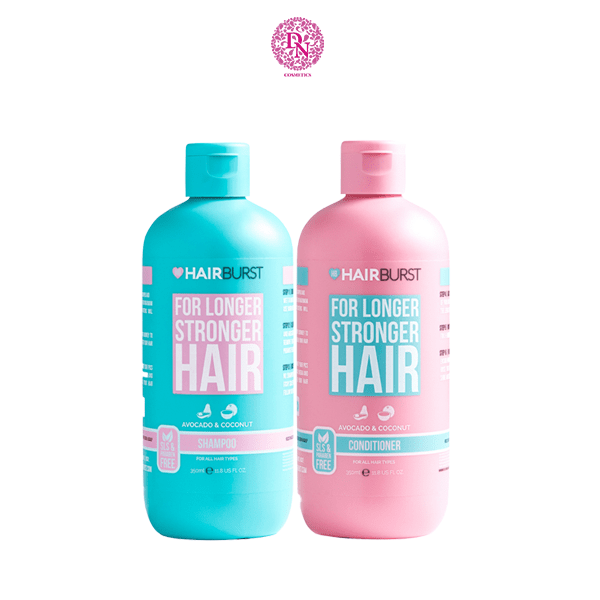 SÉT DẦU GỘI XẢ HAIRBURST FOR LONGER STRONGER 350MLX2 (TẶNG SỮA TẮM NGĂN MÙI PERSPI-GUARD ODOUR CONTROL BODY WASH 200ML)