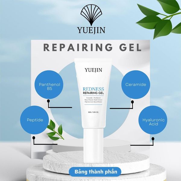 GEL LÀM DỊU DA REDNESS REPAIRING GEL YUEJIN 30G