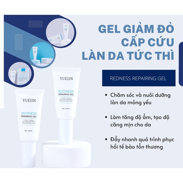 GEL LÀM DỊU DA REDNESS REPAIRING GEL YUEJIN 30G