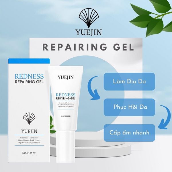 GEL LÀM DỊU DA REDNESS REPAIRING GEL YUEJIN 30G