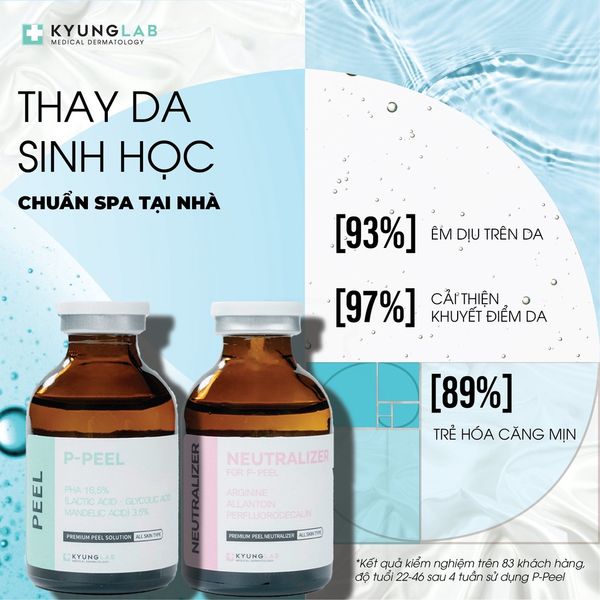 BỘ THAY ĐỔI DA SINH HỌC KYUNGLAB P - PEEL + NEUTRALIZER (2 LỌ X 30ML)