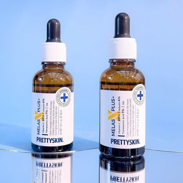 SERUM TRỊ NÁM PRETTY SKIN MELAS PLUS+ 30ML ( KHÁCH THẢO VỎ CHO CHAI SERUM VÀO NGĂN MÁT TỦ LẠNH ĐỂ BẢO QUẢN )