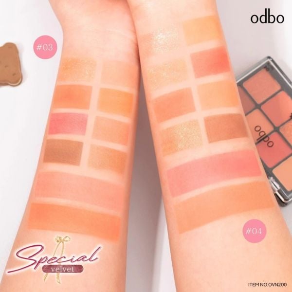PHẤN MẮT VÀ MÁ HỒNG ODBO SPECIAL VELVET OVN200