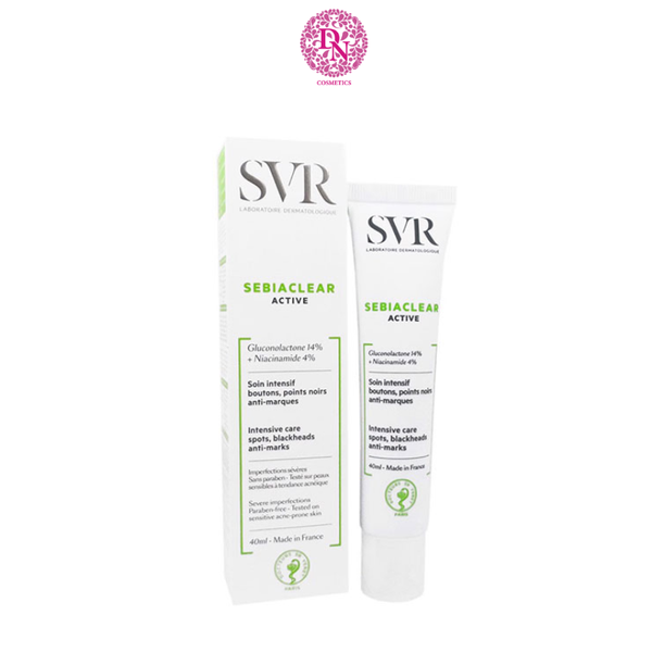KEM DƯỠNG GIẢM MỤN VÀ KIỂM SOÁT DẦU SVR SEBIACLEAR ACTIVE 40ML