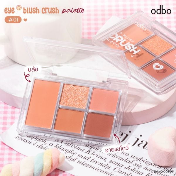 PHẤN MẮT & MÁ HỒNG ODBO EYE BLUSH CRUSH PALATTE ODS04