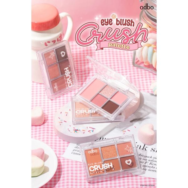 PHẤN MẮT & MÁ HỒNG ODBO EYE BLUSH CRUSH PALATTE ODS04